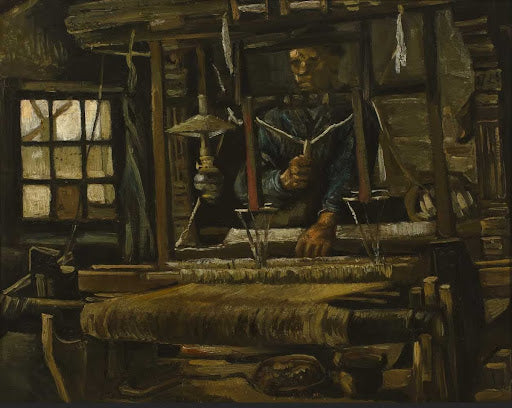 A Weaver's Cottage Poster | Vincent van Gogh Art Print (1884)