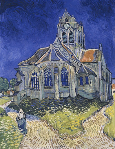 The Church at Auvers Poster | Vincent van Gogh Art Print (1890)