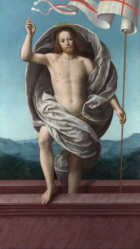 Christ Rising from the Tomb Poster | Gaudenzio Ferrari Art Print (1540)