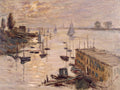 The Argenteuil Basin Seen from the Road Bridge Poster | Claude Monet Art Print