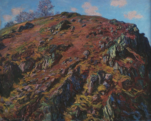 Study of Rocks, the Creuse: 'Le Bloc' Poster | Claude Monet Art Print