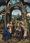 Triptych of the Adoration of the Kings Poster | Joos van Cleve Art Print (1520)
