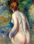 Nude Seen from the Back Poster | Pierre-Auguste Renoir Art Print (1880)