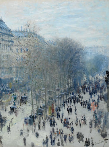 Boulevard des Capucines Poster | Claude Monet Art Print (1873)