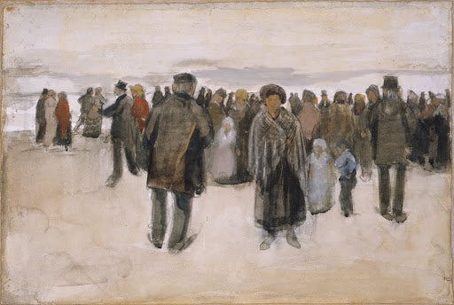Beach at Scheveningen Poster | Vincent van Gogh Art Print