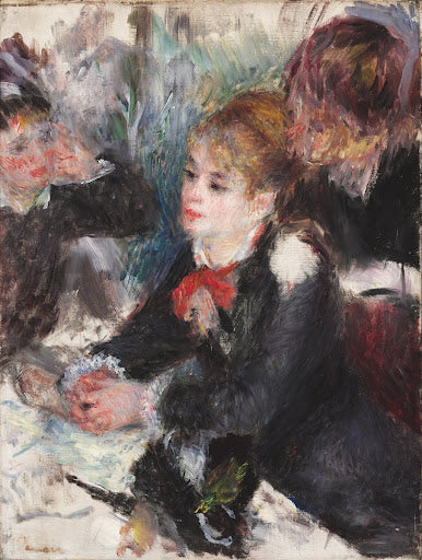 At the Milliner's Poster | Pierre-Auguste Renoir Art Print