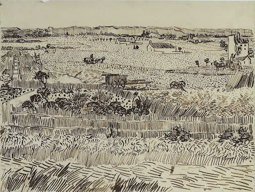 The Harvest (for Émile Bernard) Poster | Vincent van Gogh Art Print