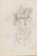 Designs for an Equestrian Monument IV Poster | Leonardo da Vinci Art Print (1517)