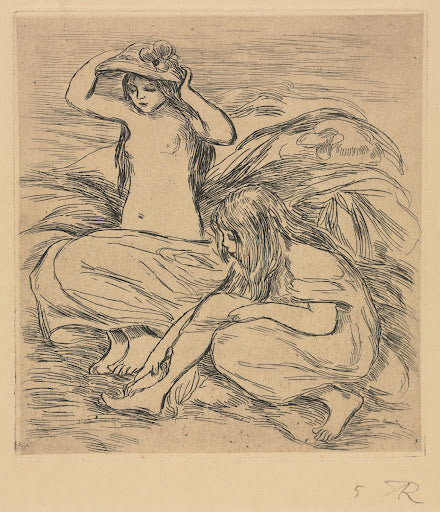The Two Bathers Poster | Pierre-Auguste Renoir Art Print (1895)