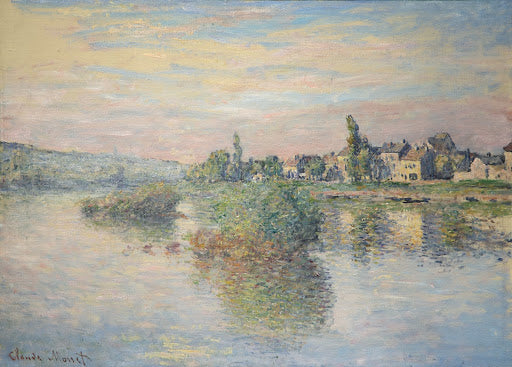 Banks of the Seine at Lavacourt Poster | Claude Monet Art Print