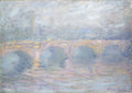 Waterloo Bridge, London, at Sunset Poster | Claude Monet Art Print (1904)