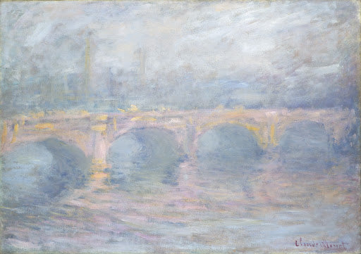 Waterloo Bridge, London, at Sunset Poster | Claude Monet Art Print (1904)