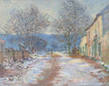 Snow Effect at Limetz Poster | Claude Monet Art Print (1886)