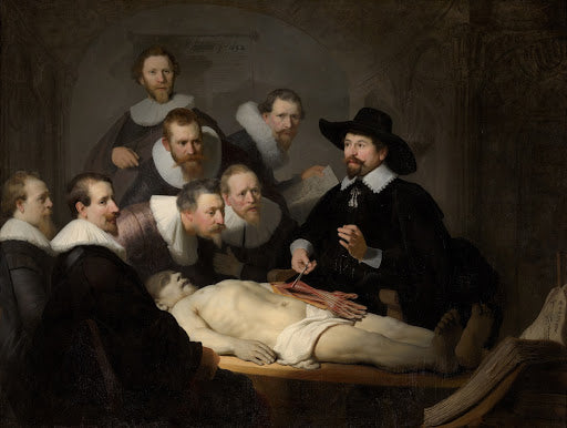 The Anatomy Lesson of Dr Nicolaes Tulp Poster | Rembrandt van Rijn Art Print (1632)