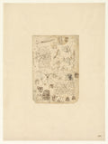 Codex Atlanticus Folio 104 Recto Poster | Leonardo da Vinci Art Print (1508)