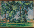Tall Trees at the Jas de Bouffan Poster | Paul Cézanne Art Print (1883)