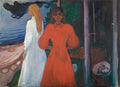 Red and White Poster | Edvard Munch Art Print (1899)
