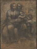 The Burlington House Cartoon Poster | Leonardo da Vinci Art Print (1500)