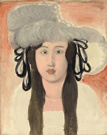 The Plumed Hat Poster | Henri Matisse Art Print (1919)