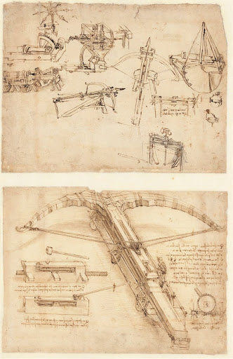 Codex Atlanticus Folio 149 Recto Poster | Leonardo da Vinci Art Print