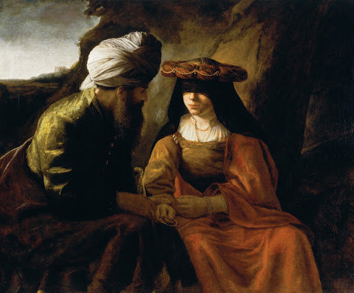 Judah and Tamar Poster | School of Rembrandt Art Print
