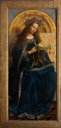 Ghent Altarpiece: The Virgin Mary Poster | Hubert and Jan van Eyck Art Print (1432)