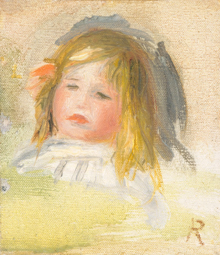 Child with Blond Hair Poster | Pierre-Auguste Renoir Art Print (1895)