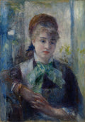 Portrait of Nini Lopez Poster | Pierre-Auguste Renoir Art Print (1876)