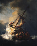 The Storm on the Sea of Galilee Poster | Rembrandt van Rijn Art Print (1633)