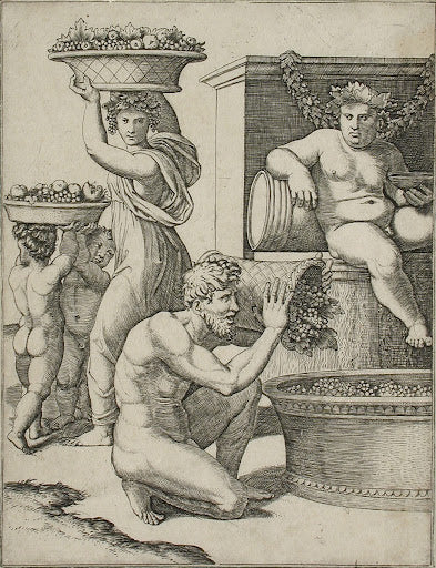 The Vintage Poster | Marcantonio Raimondi after Raphael Art Print (1517)
