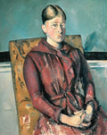 Madame Cézanne in a Yellow Armchair Poster | Paul Cézanne Art Print (1890)