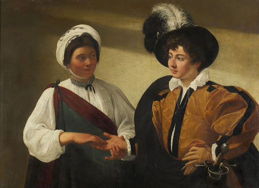The Fortune Teller II Poster | Caravaggio Art Print (1595)