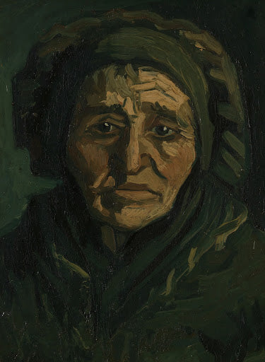 Head of a Woman VI Poster | Vincent van Gogh Art Print (1884)