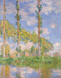 Poplars in the Sun Poster | Claude Monet Art Print (1891)