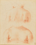 The Bust of a Child from Front and Back Poster | Leonardo da Vinci Art Print (1500)