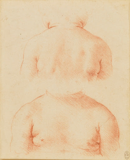 The Bust of a Child from Front and Back Poster | Leonardo da Vinci Art Print (1500)