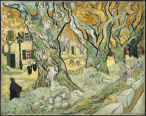 The Road Menders Poster | Vincent van Gogh Art Print (1889)
