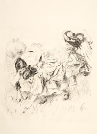 Children Playing Ball II Poster | Pierre-Auguste Renoir Art Print (1900)