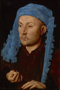 Man in a Blue Cap Poster | Jan van Eyck Art Print (1430)