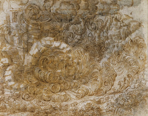 A Deluge Poster | Leonardo da Vinci Art Print (1517)