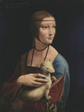 Lady with an Ermine Poster | Leonardo da Vinci Art Print (1489)