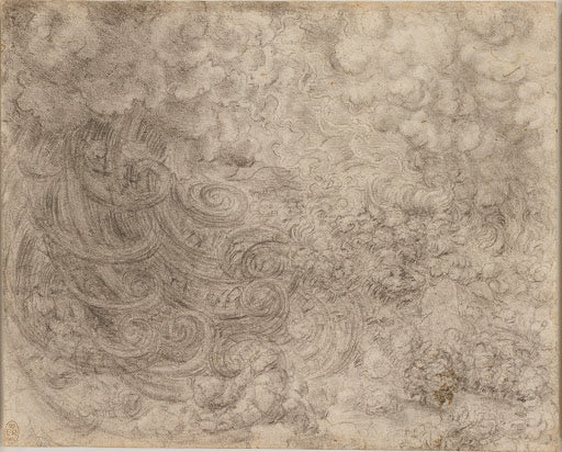 A Deluge VI Poster | Leonardo da Vinci Art Print (1517)