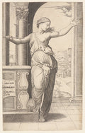The Death of Lucretia Poster | Marcantonio Raimondi after Raphael Art Print (1511)