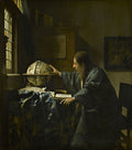 The Astronomer Poster | Johannes Vermeer Art Print (1668)