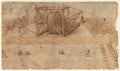 Codex Atlanticus Folio 3 Recto Poster | Leonardo da Vinci Art Print