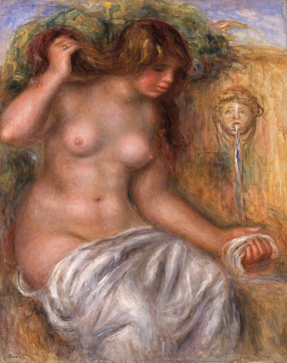 The Source Poster | Pierre-Auguste Renoir Art Print (1910)
