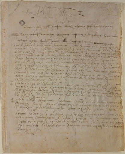 Contract for the Piccolomini Altar Poster | Michelangelo Art Print (1501)
