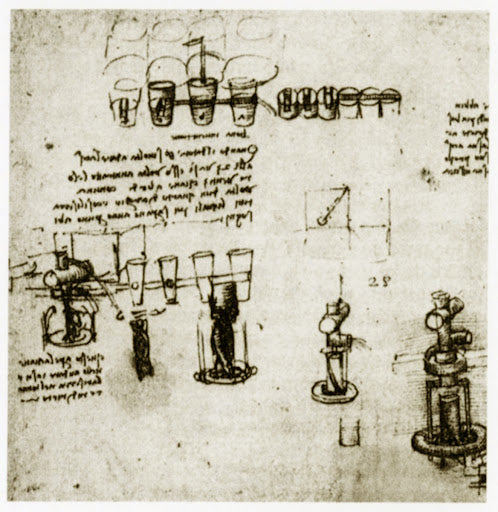 Studies of Screws and Corkscrews Poster | Leonardo da Vinci Art Print