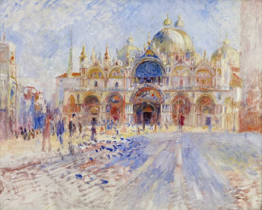 The Piazza San Marco, Venice Poster | Pierre-Auguste Renoir Art Print (1881)