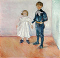 Portrait of Children: Erdmute and Hans-Herbert Esche Poster | Edvard Munch Art Print (1905)